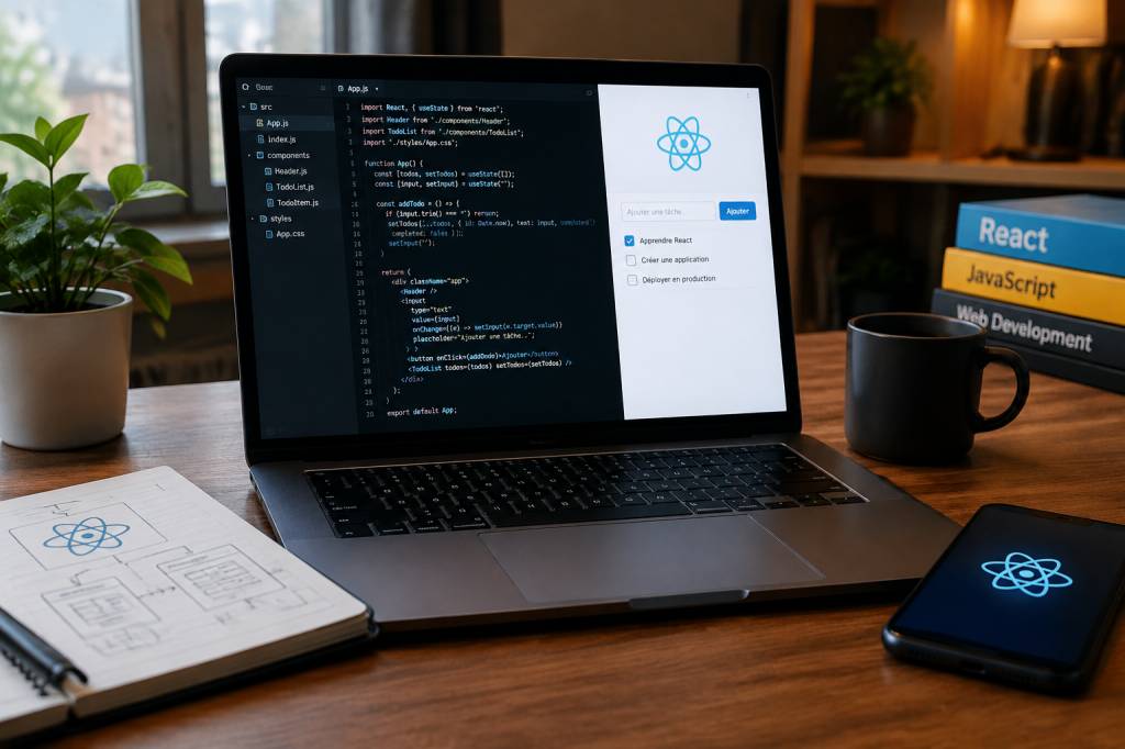 React tutorial : apprendre à créer une application avec React pas à pas